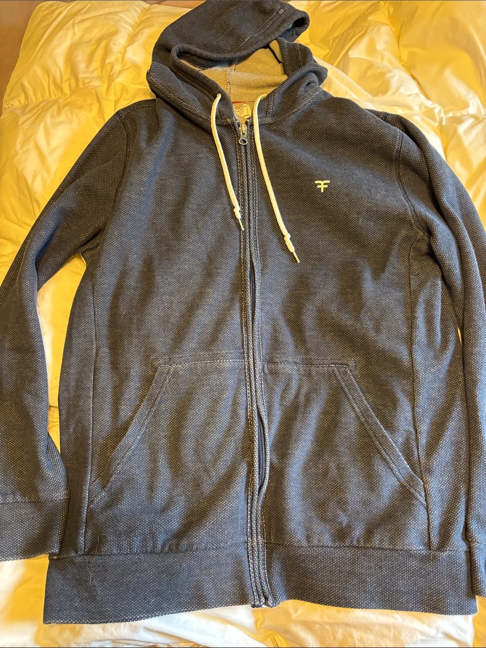 Five Four Men's Dark Navy Zip Hoodie